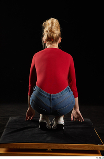 Jenny Wild 1 casual dressed jeans kneeling long sleeve t…